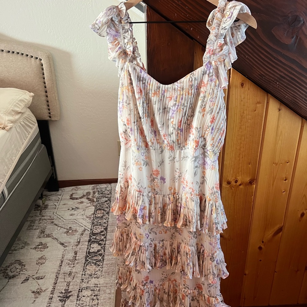 Floral Ruffle Dress